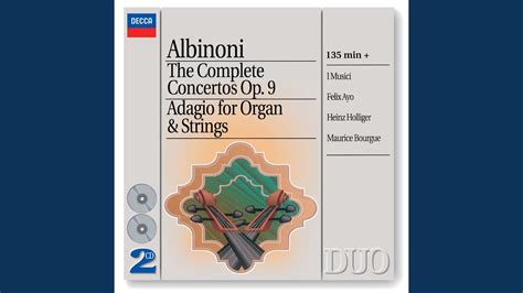 Albinoni Concerto For Oboes In C Major Op No Iii Allegro