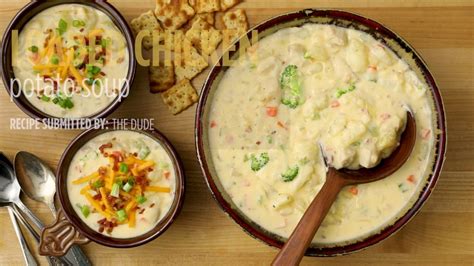 How To Make Loaded Chicken Potato Soup Soup Recipes