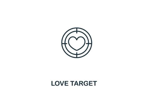 Love Target Graphic By Aimagenarium · Creative Fabrica