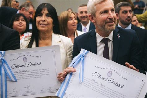 Frigerio recibió el diploma de gobernador electo Infopalmares