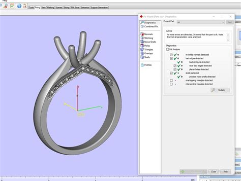 3d Cad Engagement Ring Jewelry Design Can Download Stl File Etsy