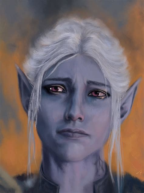 Minthara painting by me, hope you like it! : r/BaldursGate3