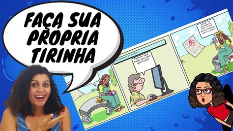 Como criar tirinhas e história em quadrinho personalizadas YouTube