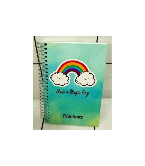 CUADERNO A6 TRIUNFANTE 80HR T D SPARKLY