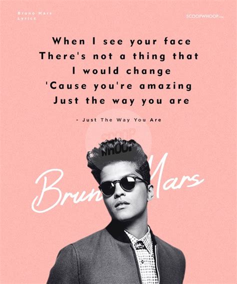 Bruno Mars Inspirational Quotes