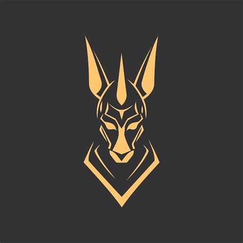 Premium Vector Anubis Logo Design Vector Illustration