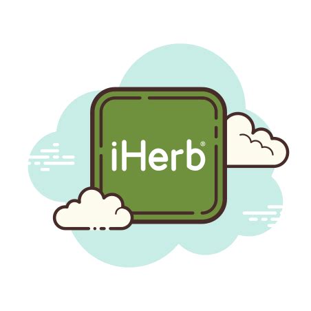 iHerb icon in Cloud Style