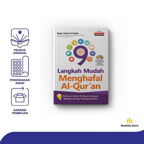 Jual Buku Cara 9 LANGKAH Mudah Menghafal Al Quran Menjadi Hafiz Quran