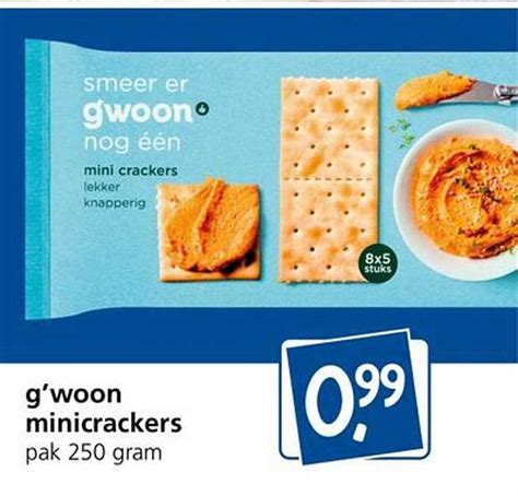 G Woon Minicrackers Aanbieding Bij Jan Linders 1Folders Nl