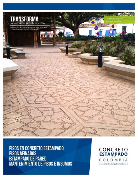 Concreto Estampado E Insumos By Concreto Estampado De Colombia Issuu