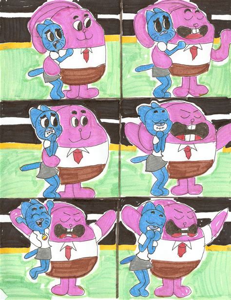 Nicole Watterson and Richard the game of gumball by CoNiKiBlaSu-fan on DeviantArt