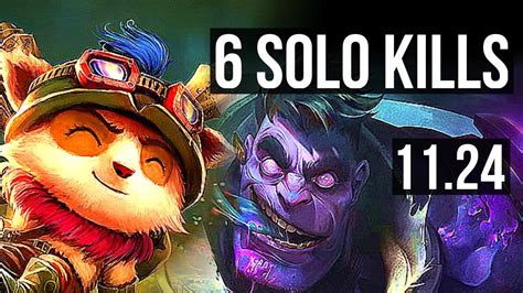 Teemo Vs Dr Mundo Top M Mastery Solo Kills Euw Diamond