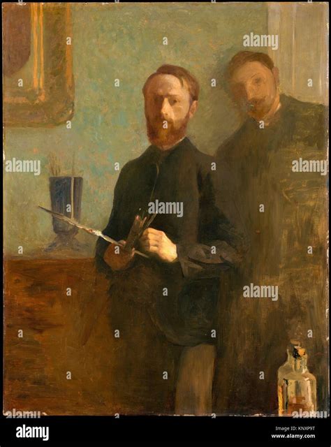 Self Portrait with Waroquy Artist Édouard Vuillard French Cuiseaux