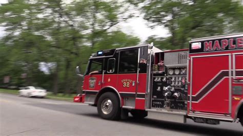 Maplewood Nj Fire Department Engine 32 Responding May 27th 2017 Youtube