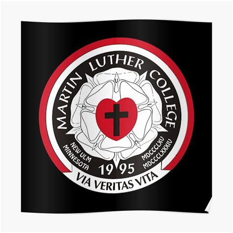 Martin Luther College Poster By Noahsebastian89 Redbubble