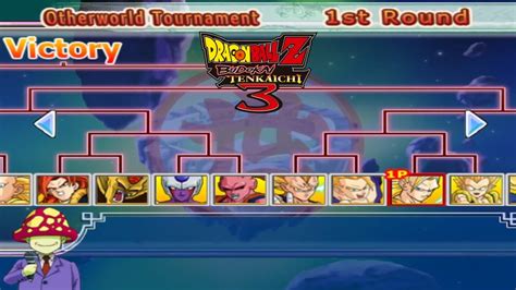 Other World Tournament Dbz Budokai Tenkaichi Youtube