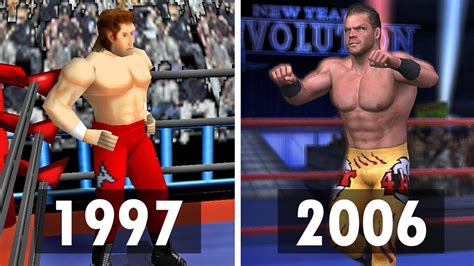 Chris Benoit Video Game Evolution 1991 To 2006 Fire Pro Wrestling