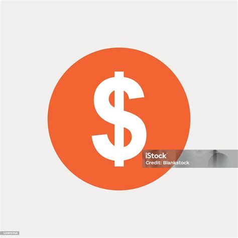 Dollar Sign Icon Usd Currency Symbol Stock Illustration Download