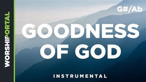 Goodness Of God Original Key Gab Instrumental Youtube