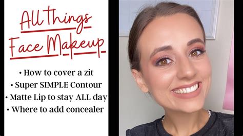 All The Face Makeup Hacks Including How To Cover A Zit Simple Contour Matte Lips To Stay All