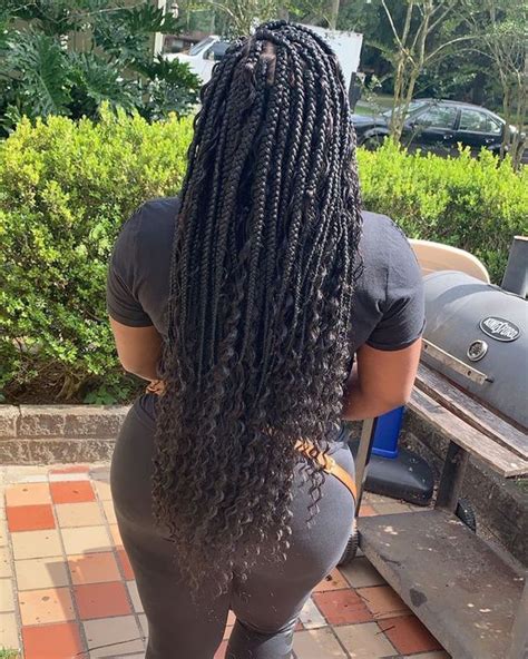 40 Bohemian Boho Goddess Box Braids Hairstyles For Winter 2024 Coils