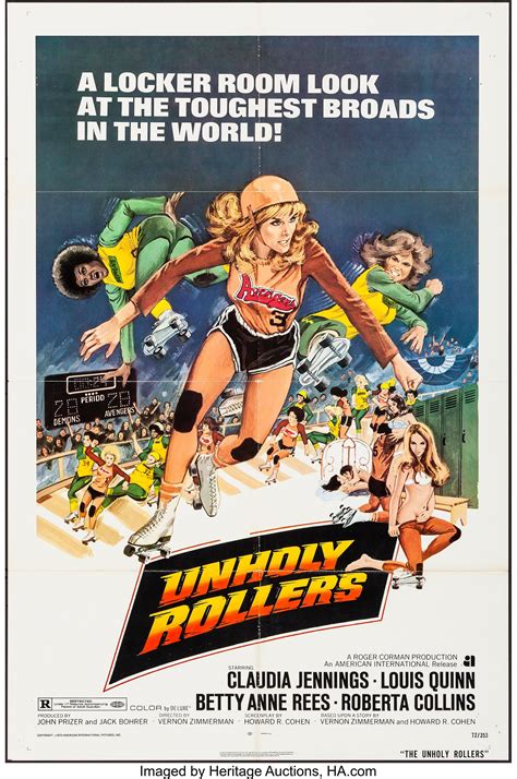 UNHOLY ROLLERS Released Nov 2 1972 Starring Claudia Jennings Louis