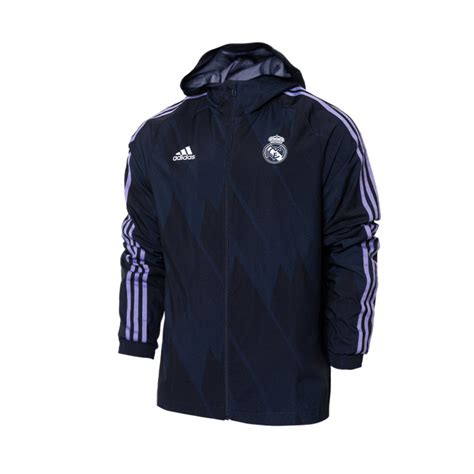 Abrigo Adidas Real Madrid Cf Fanswear 2022 2023 Night Navy Fútbol Emotion