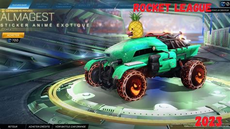 NEW ALMAGEST AUTO BOUTIQUE 24 MAI 2023 ROCKET LEAGUE ITEM SHOP