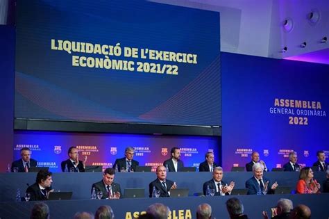 La Asamblea Del Barça Aprueba El Presupuesto Récord De La Temporada 2022 23