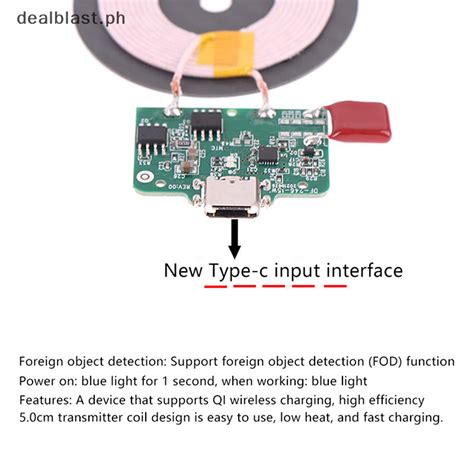 RT 15W Qi Fast Wireless Charger Module Transmitter With Box PCBA