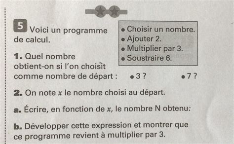 Bonjour Jaurai Besoin De Votre Aide Pour Mon Exercice Merci Vous