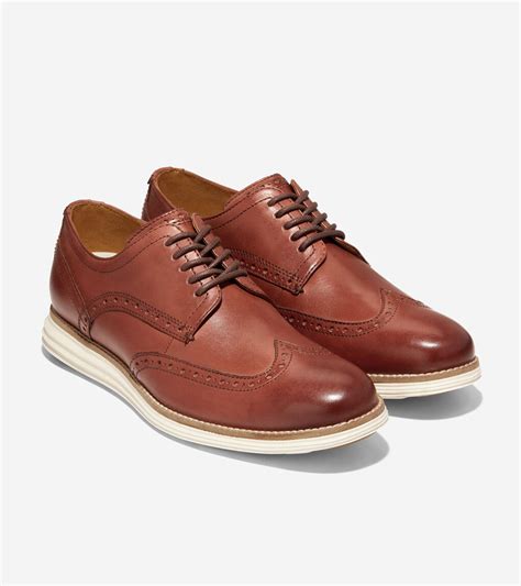 Mens Øriginalgrand Wingtip Oxford In Woodbury Ivory Cole Haan Us