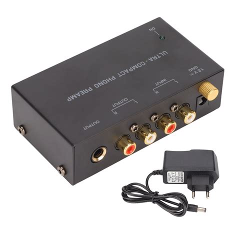 Pp400 Phono Turntable Preamp Stereo Rca Input Rca Output Record Player Amplifier With