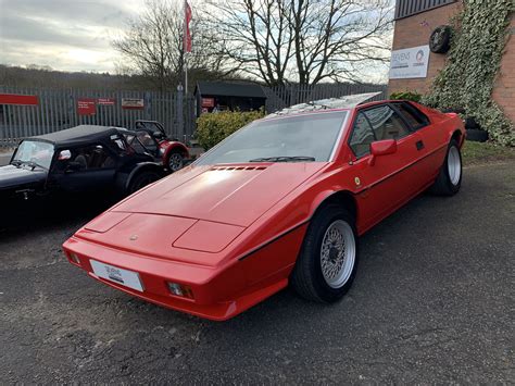 This Beautiful Lotus Esprit S3 Looks Stunning In Its Gleaming Lotus Red With Tan Leather