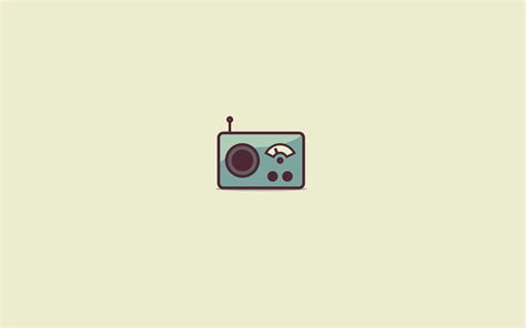 radio, minimalism, artist, digital art - Coolwallpapers.me!