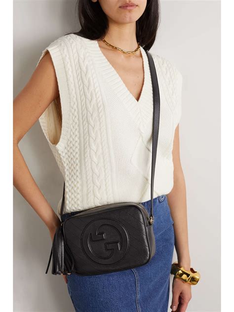 Gucci Blondie Leather Shoulder Bag Net A Porter