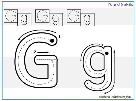 The Letter G Is For Go Coloring Page