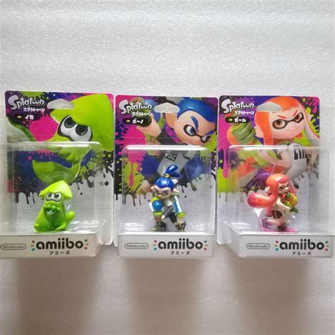 Yahooオークション アミーボ Amiibo スプラトゥーン 3個セット ボー