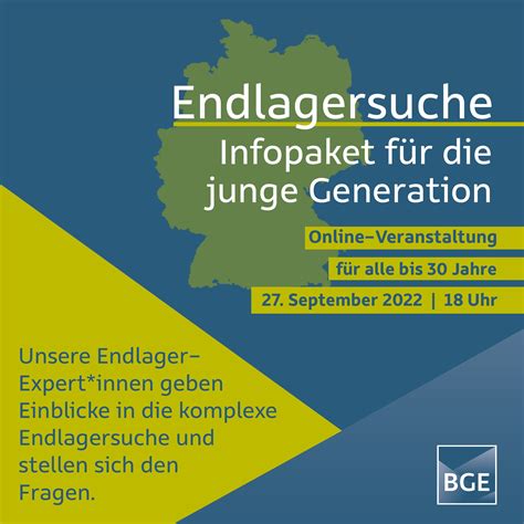 Bundesgesellschaft für Endlagerung on Twitter Alle U 30 Jährigen sind