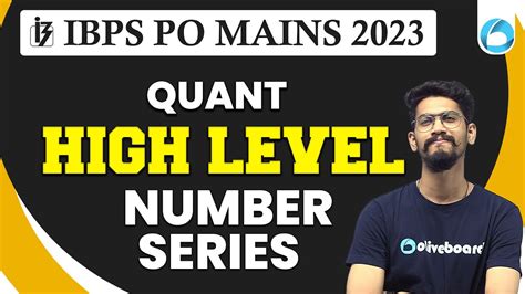 Number Series For Ibps Po Mains Ibps Po Mains Quant High