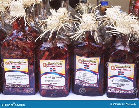 Mamajuana Souvenir Bottles In Punta Cana, Dominican Republic Editorial ...