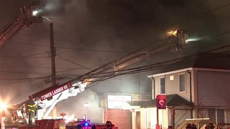 Firefighters Battle Massive 5 Alarm Fire In Queens Nbc New York