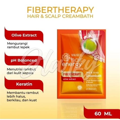 Jual Makarizo Hair Energy Hair Scalp Cream Fibertheraphy Gr