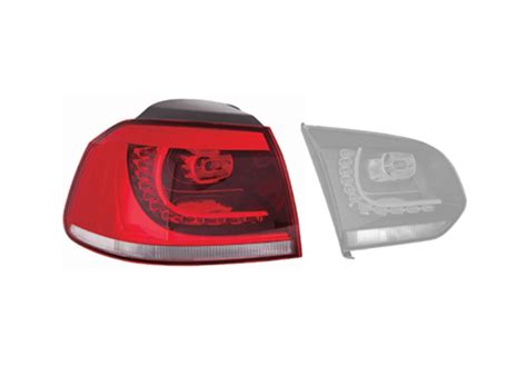 Zadnje Svjetlo VW GOLF 6 Lijevo Vanjsko LED GTI GTD 5765925