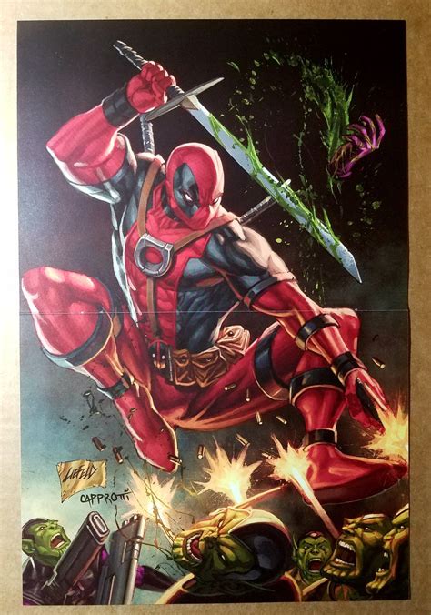 Deadpool Marvel Comics Poster By Rob Liefeld