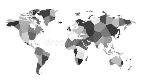 Abstract World Map From Particles Animation Loop Stock Footage Video