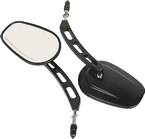 XMT MOTOR 8mm Rearview Mirror Compatible With Harley Touring Softail FL