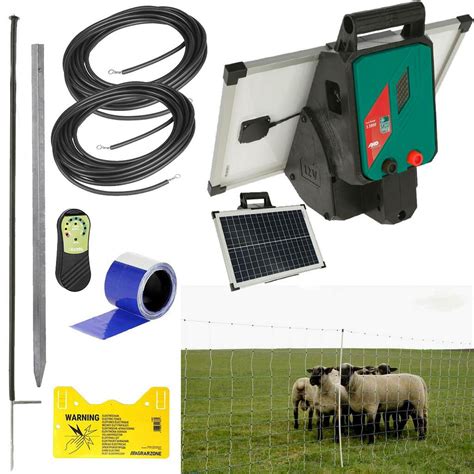 Kit de clôture anti loup à énergie solaire Agrarzone