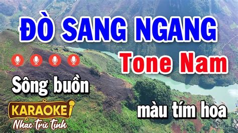 KARAOKE ĐÒ SANG NGANG TONE NAM Style Rumba Pro TH 5 Karaoke Nhạc