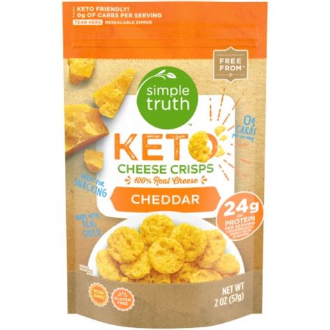 Simple Truth™ Gluten Free Keto Cheddar Cheese Crisps 2 Oz Qfc